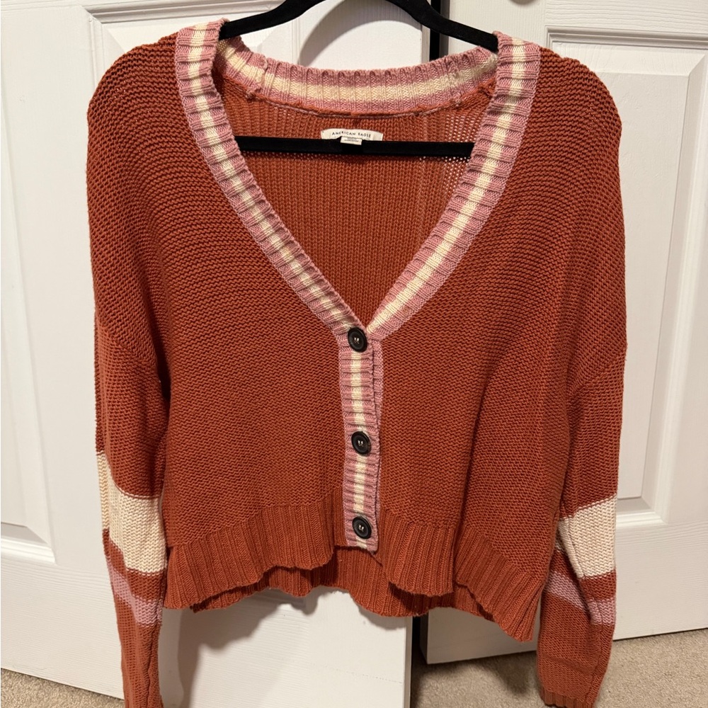 American Eagle Crop Knit Sweater